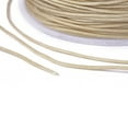thumbnail image 3 of 1roll Round String Thread Polyester Fibre Cords Wheat 0.8mm 109.36 yards(100m)/roll, 3 of 3
