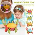 thumbnail image 3 of Simulation Crawling Crab Toy Electric Crab With Light Toy Music For Kids>`~ Q5Y5, 3 of 7