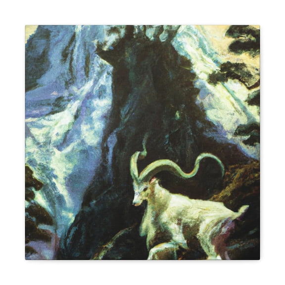 Mountain Goat Majesty. - Canvas