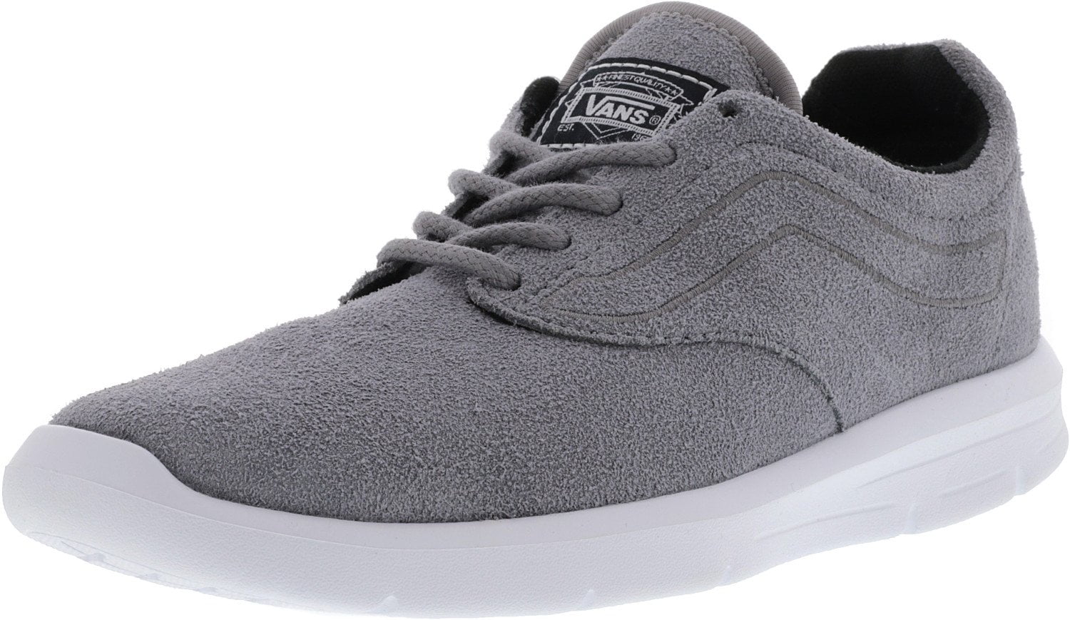 Vans Iso 1.5 Suede Frost Gray / True White Low Top Women' - 5.5M 