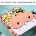 thumbnail image 4 of TIMIFIS Bento Box School Supplies Cartoon Stainless Steel Insulation Lunch Box Square Compartment Lunch Box Student Insulation Lunch Box Insulation Box, 4 of 7
