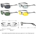 thumbnail image 2 of Gafas polarizadas de protección UV gafas de conducción multifuncionales gafas de sol fotocromáticas deportivas para hombres para acampar al aire libre, 2 of 7