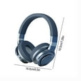 thumbnail image 3 of Wireless Headset, Wireless Headphones with Mic(AI Noise Cancelling), 65 Hrs Working Time with USB Dongle, Wireless Headset with Mic for Work from Home/Computer/Laptop/PC/iPhone/Android, 3 of 9