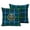 Tartan, variant on Harry Potter Hogwarts Tartan Square Throw Pillow 18x18 inch