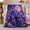Crystal Spider, variant on Cosmic decorative motif Crystal Rock Nebula Fantasy, Festive autumn celebration Scene, Warm Flannel Blanket for Living Room and Family Room, Art Lovers autumn celebration Gift, Festive Home Decor