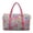 Embroidered Flower, variant on Red Spring Flower Weekender Bags for Women Quilted Duffel Bag Travel Carry on Duffle Bag Lightweight Journey Sport Bags Mother Hospital Tote