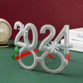 thumbnail image 4 of 2024 gafas de Navidad, venta al por mayor, accesorios de decoración navideña para fiestas, gafas para niños y adultos, 4 of 4