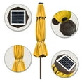 thumbnail image 4 of EliteShade Sunbrella Solar Umbrellas 9ft Market Umbrella with 80 LED Lights Patio Umbrellas Outdoor Table Umbrella with Ventilation and 5 Years Non-Fading Top,Sunflower, 4 of 5
