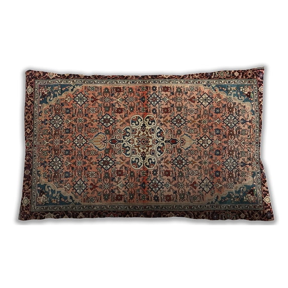 Ahgly Company Outdoor Rectangular Traditional Lumbar Throw Pillow, 13 inch by 19 inch