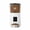 White/Stainless Steel, variant on Penthouse Paws Smart HD Pet Feeder, 6L Dry Food Capacity, 1080p Camera, 2-Way Audio, Scheduled Meals, Backup Power, Easy to clean, Anti-Jam Design for Cat & Dog, Black/ Stainless Steel