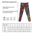 thumbnail image 6 of COEQINE Leopard Print Pink Green Girls Sport Leggings High Waist Stretch Pants Soft Tummy Control Leggings Tights, for 12-13 Years Kids Girls, 6 of 7