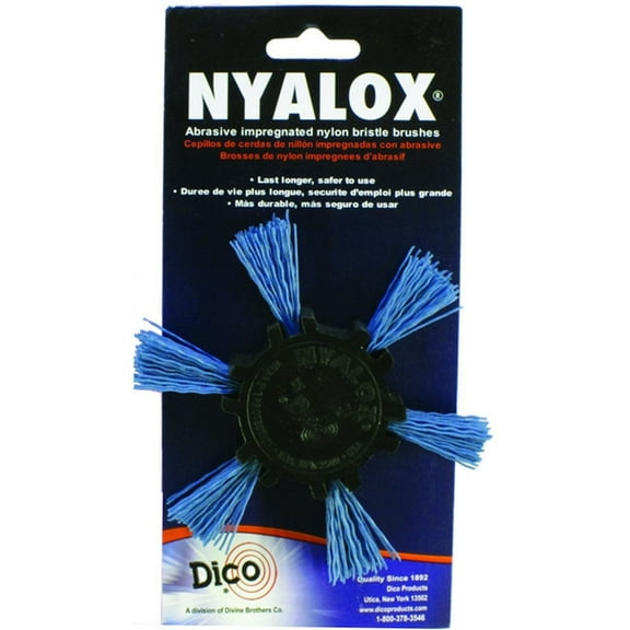 Dico 7200039 4" Fine Nyalox Flap Wire Brush