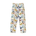 thumbnail image 6 of Daiia Flowers Butterfly Men's Sleep Pant with Pockets and Drawstring,Pajama Pants-Medium, 6 of 9