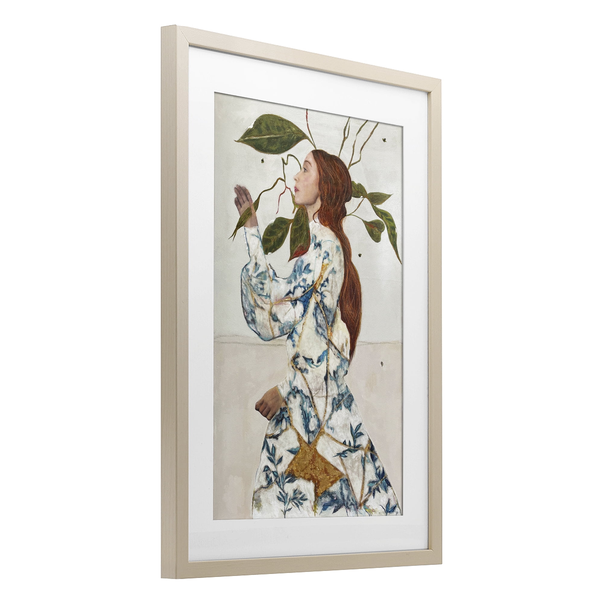 Stupell Industries Le Voyage Fantastique Portrait Birch Framed Print Under Glass, design by Karenina Fabrizzi