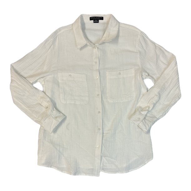 Social Standard by Sanctuary Women's Crinkle Gauze ButtonDown Shirt