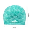 thumbnail image 6 of Shenmeida Newborn Lace Bowknot Hair Bow Turban Hats Beanie Caps Headwraps for Baby Girls Infants Toddlers Kids, 6 of 6