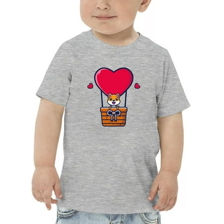 

Shiba Inu Flying W Balloon T-Shirt Toddler -Image by Shutterstock 5 Toddler