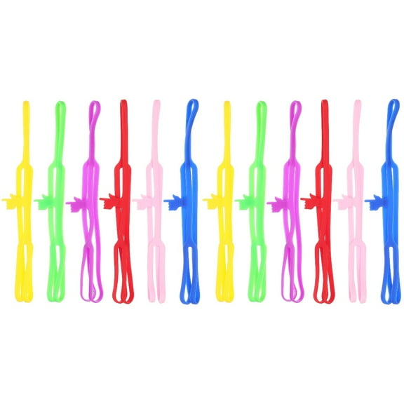 Masteelf 12 Pcs  Book Mark Silicone Bookmark Funny Bookmark Book Marking Tool Silicone Page Clips