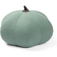 thumbnail image 6 of Jaxx Pumpkin Pouf - Luxurious Ottoman for Fall & Halloween Décor - Boucle Green, 6 of 10
