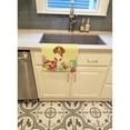 thumbnail image 2 of Carolines Treasures BB6072KTWL Easter Eggs Brittany Spaniel Kitchen Towel 15 X 28" multicolor, 2 of 4