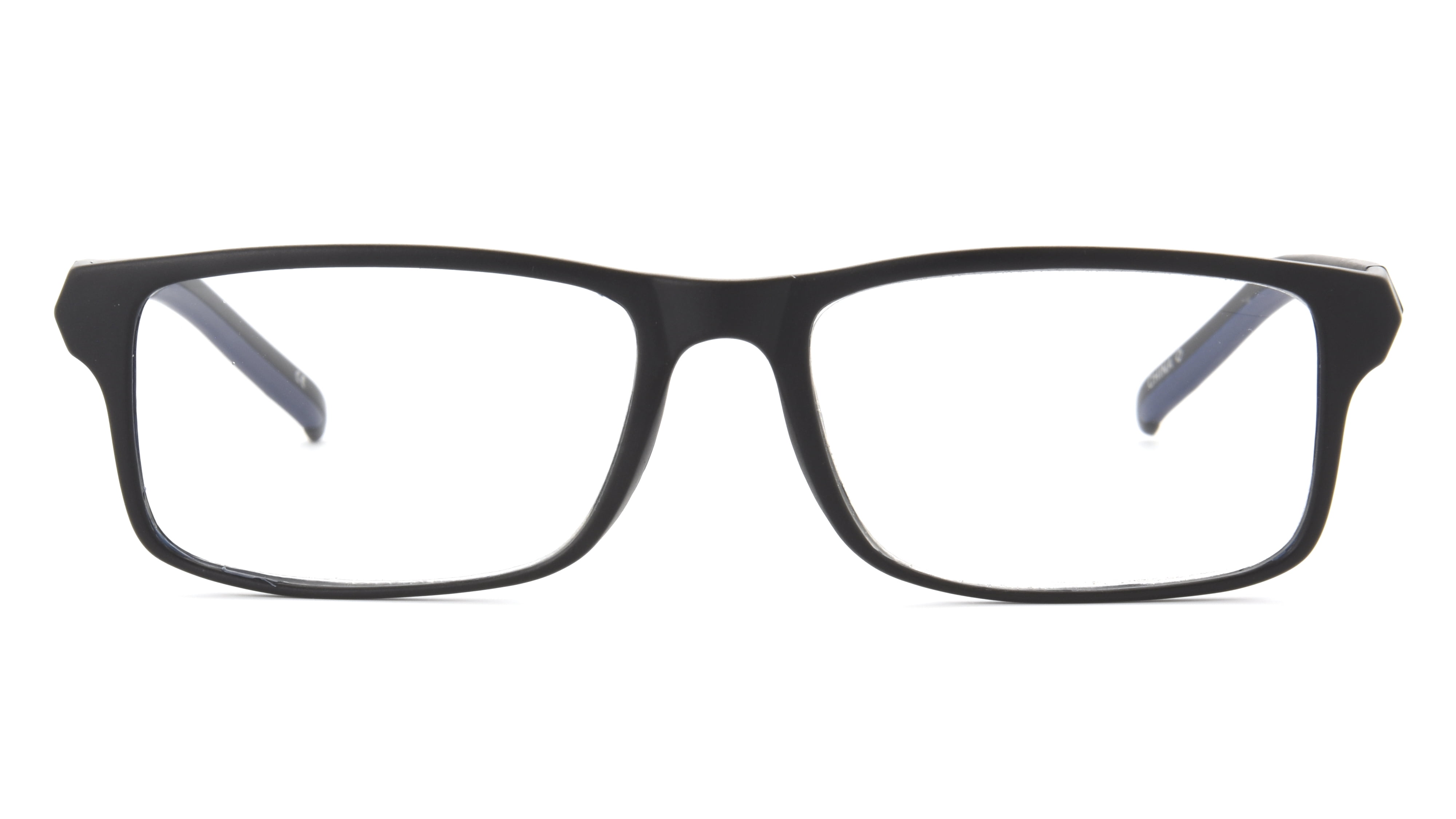 (2 pack) Ironman Rectangle Black Reader Eyeglass 2.50