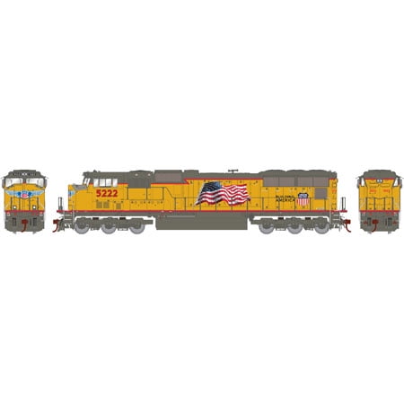 Athearn G69243 HO Union Pacific SD70M Diesel Locomotive #5222 (Flag)