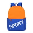thumbnail image 7 of Color Block Sport Print Backpack Lightweight Waterproof Casual School Bookbag For Elementary Daily Travel Outdoor for Ages 5rd 5th 7th 9th, 7 of 7