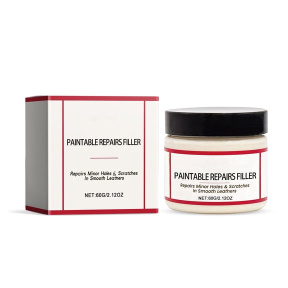 Leather Filler Filler For Filling Or Repairing Holes, Tears, Cracks, Scratches, For Leather Car Seats, Furniture, Shoes