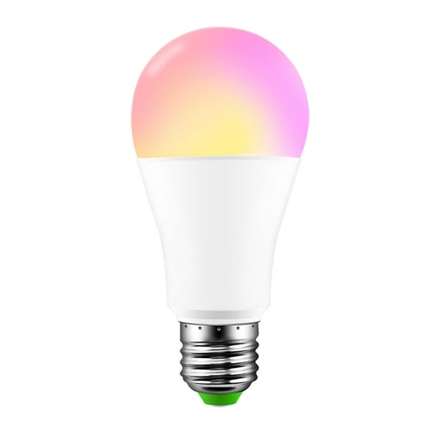 Bombilla Led Inteligente Bluetooth E27 15W Control De Música Por Voz Bluetooth Lámpara De Iluminación Multifuncional Rgbw Bombilla Regulable De Varios Colores Para Bar Party Home Monstrate HA027776-01