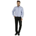 thumbnail image 2 of Bestman Chemise Imprimée pour Hommes en Coton, Manches Longues, Boutonnée, pour Bureau, 2 of 7