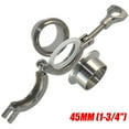 thumbnail image 1 of Od 3/4 - 4 In 19Mm - 102Mm Sanitary Weld Ferrule + Tri Clamp + Ptfe Gasket Ss304, 1 of 6