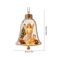 thumbnail image 4 of Glowing Christmas Story Ornament Bell Warm Light & Shatterproof for Christmas Tree Window Mantel Shelf Doorway Party Christmas Decoration by MPOISVA, 4 of 8