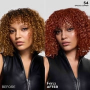 LOreal Paris Feria Multi-Faceted Shimmering Permanent Hair Color, 54 Spiced Copper, 1 kit