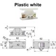 thumbnail image 5 of Heavy-Duty Door Stopper with Spring Lock Mechanism - Versatile Plastic and Zinc Alloy Bumper for Doors, Cabinets, and Drawers - Easy Installation with Included Screws - Available in White and Various, 5 of 5