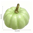 thumbnail image 2 of Artificial Foam Pumpkin Decor, 3 x 3 Inch Mini Fake Pumpkin Model for Halloween Fall Thanksgiving Tabletop Centerpiece Home Party Indoor Outdoor Decoration, 2 of 4