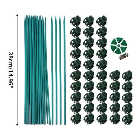 

[CLEARANCE sales]Orchid Clips Bamboo Plant Stakes for Supporting Stems Vines Stalks Grow Upright