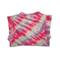 thumbnail image 2 of Celeb Kids - Little Girls' Short Sleeve Top 28890-3T (raspberry tie dye), 2 of 3