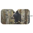 thumbnail image 3 of Xixirimido Car Windshield Sun Shade Front Windshield Cover Universal Fit for SUVs Trucks Foldable Front Window Sunshade Automotive Interior Accessories, Forest Camouflage Bear, 3 of 8