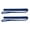 Blue w/ Reflective Tracer, variant on Extreme Max 3006.2603 BoatTector 3/8" x 6' Premium Double Braid Nylon Fender Line - Pair, Black with Reflective Tracer