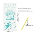 thumbnail image 3 of 50 Pieces Valentines Party Cellophane Treat Bags Mixed Heart Print Plastic Goodie Candy Favor Bags Present Bag, 3 of 5