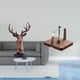 thumbnail image 2 of Figura de cabeza de ciervo,Adorno de cabeza de ciervo,estatua de animal decorativa,Figura de cabeza de ciervo para decoración de mesa creativa,Portapapeles,Servilletero de, 2 of 8
