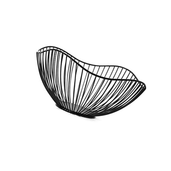 BQBQERT Elegant Fruit Basket Metal Wire Storage Bowl Elegant Serving Dish Modern Snacks Plate Home Decoration Accessories