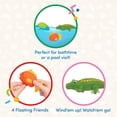thumbnail image 2 of Bath Toys Battat Paddling, paquete de 4 animales de bañera, más de 2 años, 2 of 6