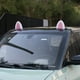 thumbnail image 2 of Cosco 3D Pegatinas CAR EXTERIOR Automóvil Reiniciamiento Techo Estileo Sticker 2 PCS Ears/Bear Ears Luces Solares Solar Careon Accesorios, 2 of 9