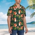 thumbnail image 5 of Daiia Forest Squirrel Hawaiian Shirt for Men Gentle Cotton Regular Short Sleeve Casual-Large, 5 of 9