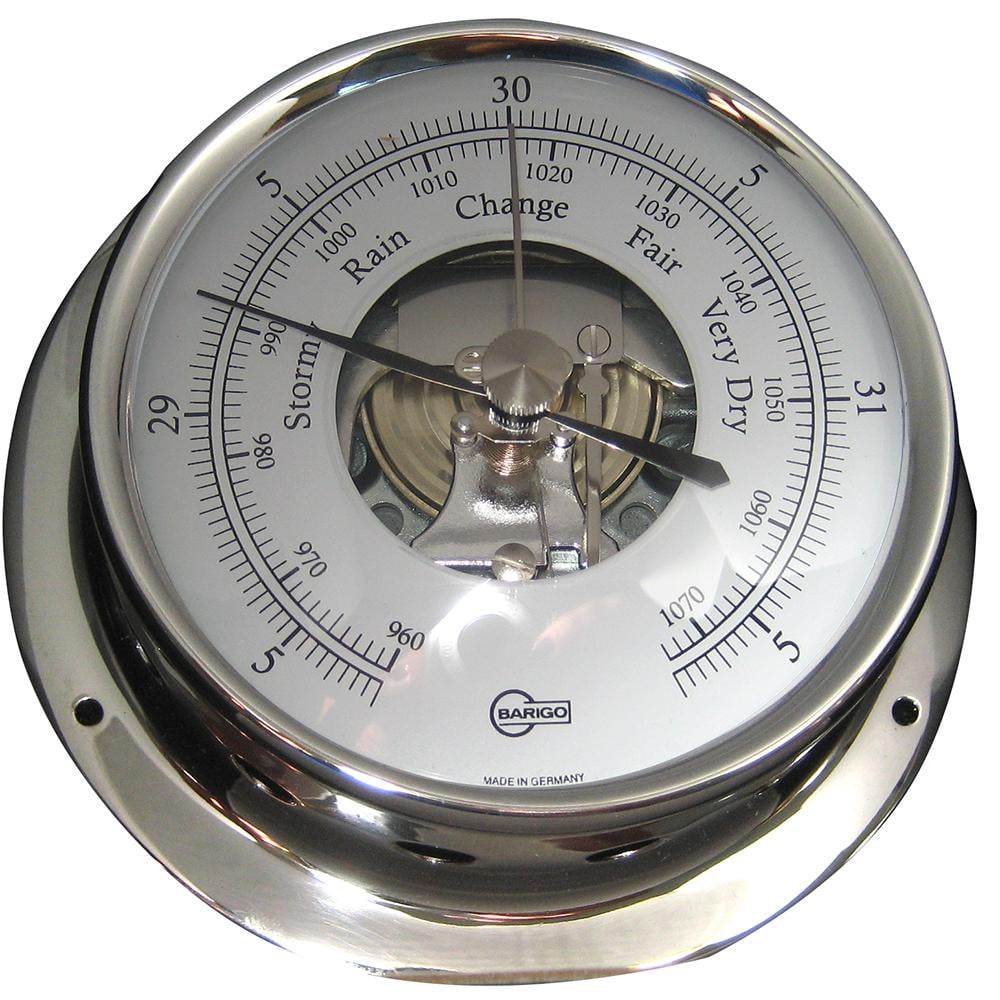 Barigo Barometer 3.3" Dial Stainless Housing Sky Series