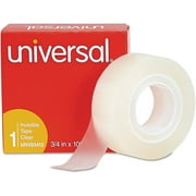 (2 pack) (2 Pack) Universal Invisible Tape, 3/4" x 1000", 1 Core, 12/Pack -UNV83412