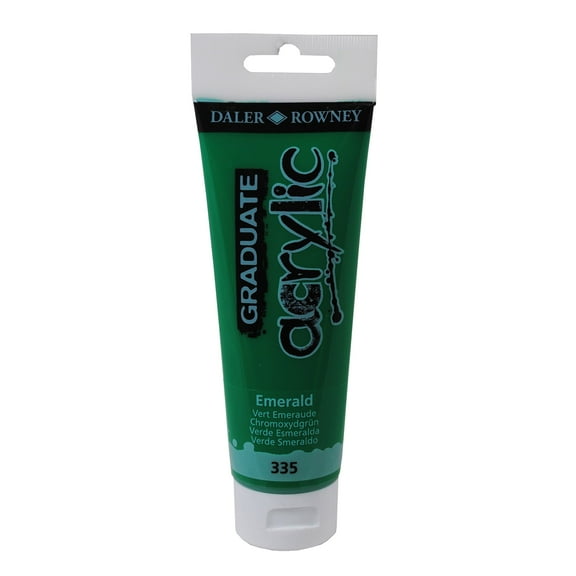 Daler-Rowney Graduate Acrylic, 120ml Tube, Emerald