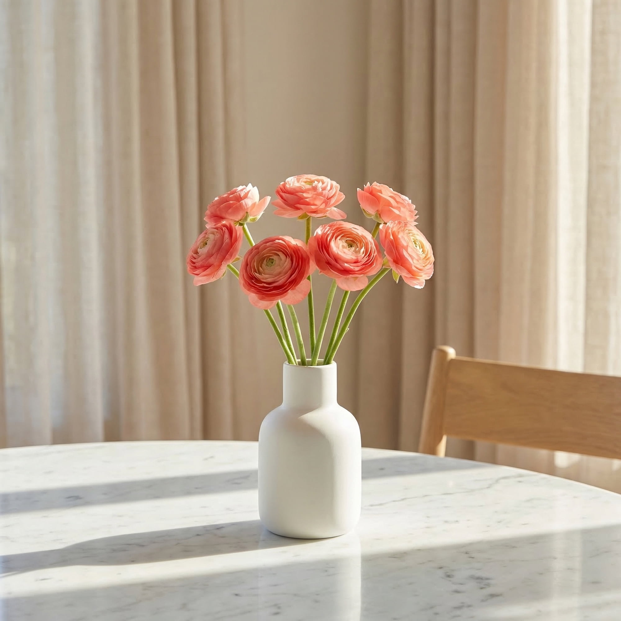 Unique Bargains Artificial Flower Bouquet Faux Berry Greenery Stems Light Pink 10inch