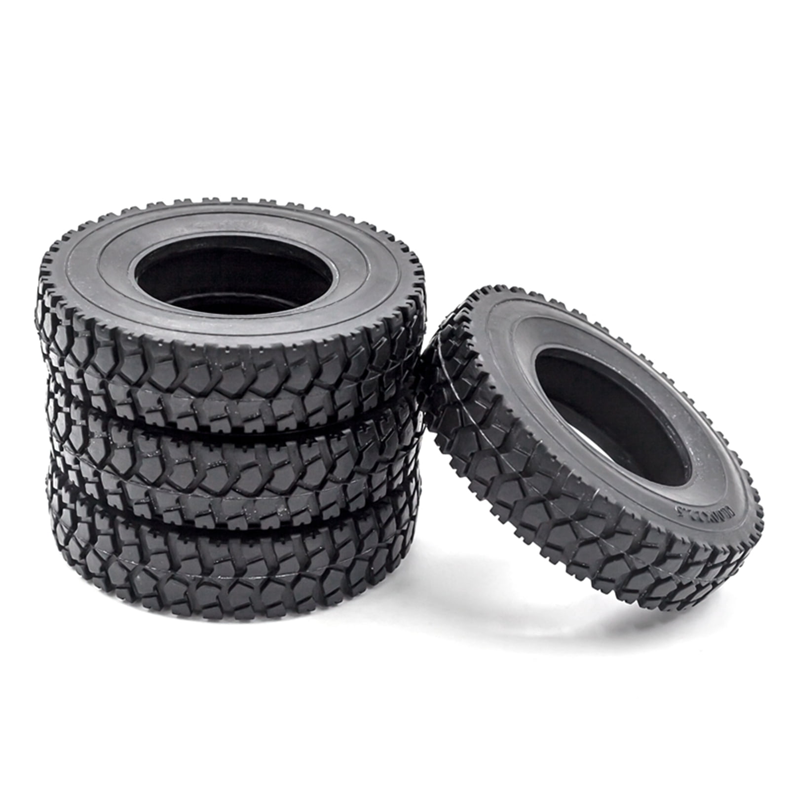 Gecheer RC Crawler Rubber Tires RC Car Tires 4pcs Replacement for 1/14